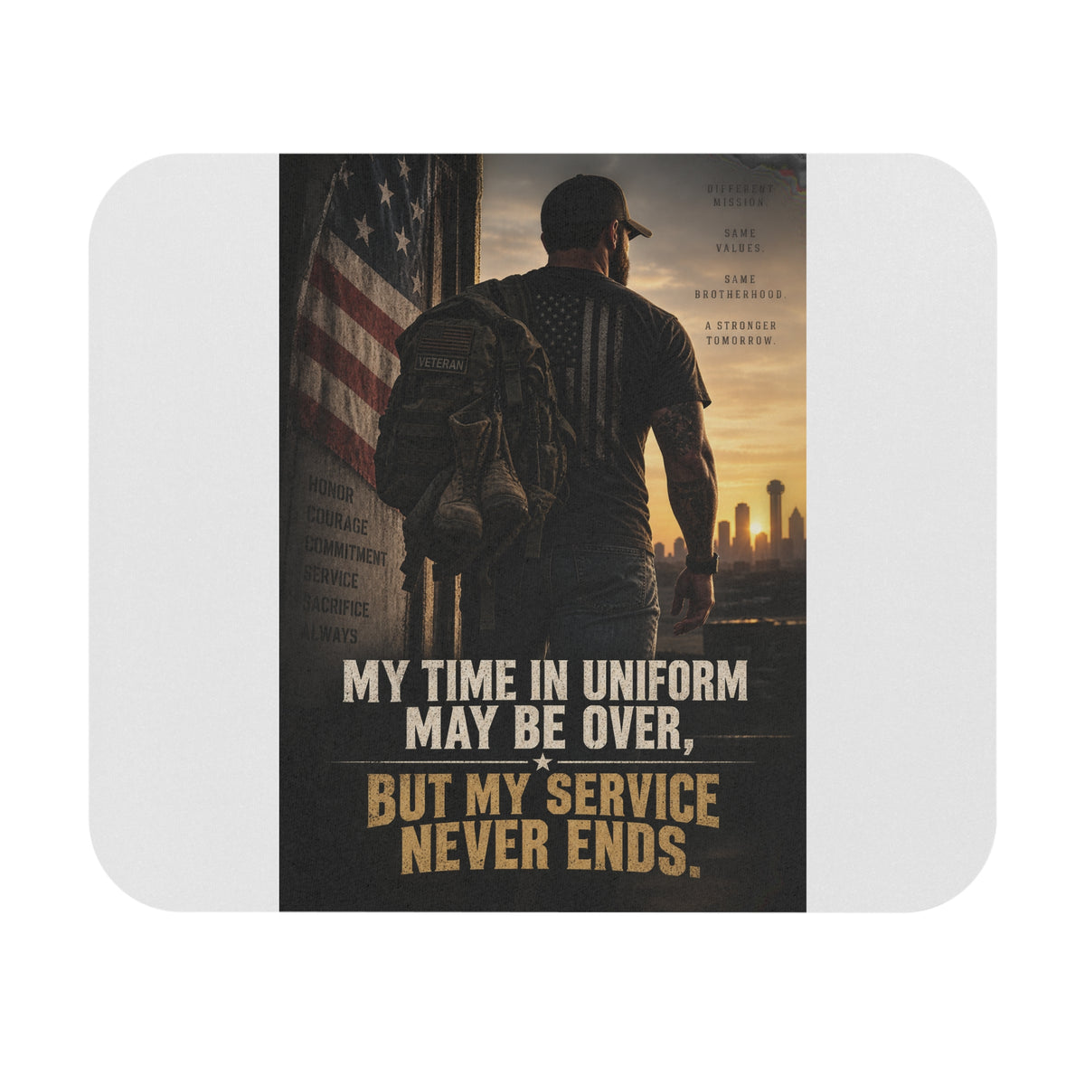 Service Never Ends - Mouse Pad