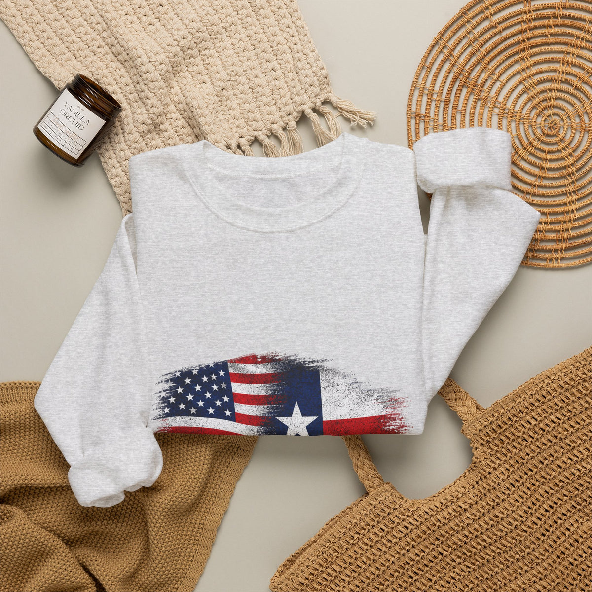 American by Birth, Texan by Choice - Crewneck Sweatshirt