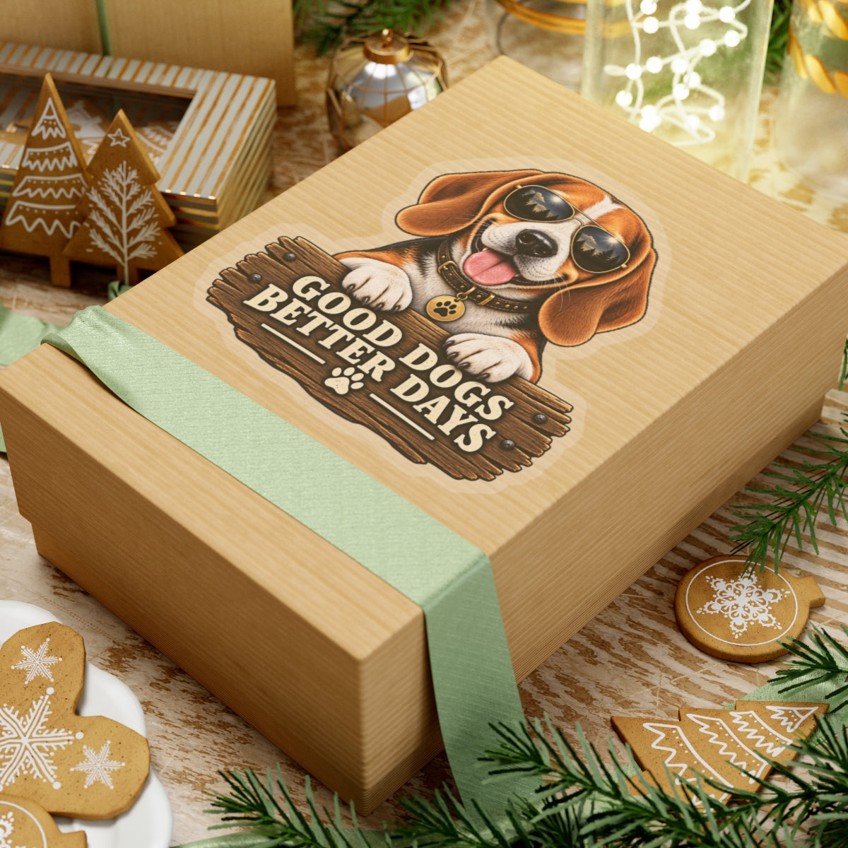 Good Dogs, Better Days - Kiss-Cut Sticker