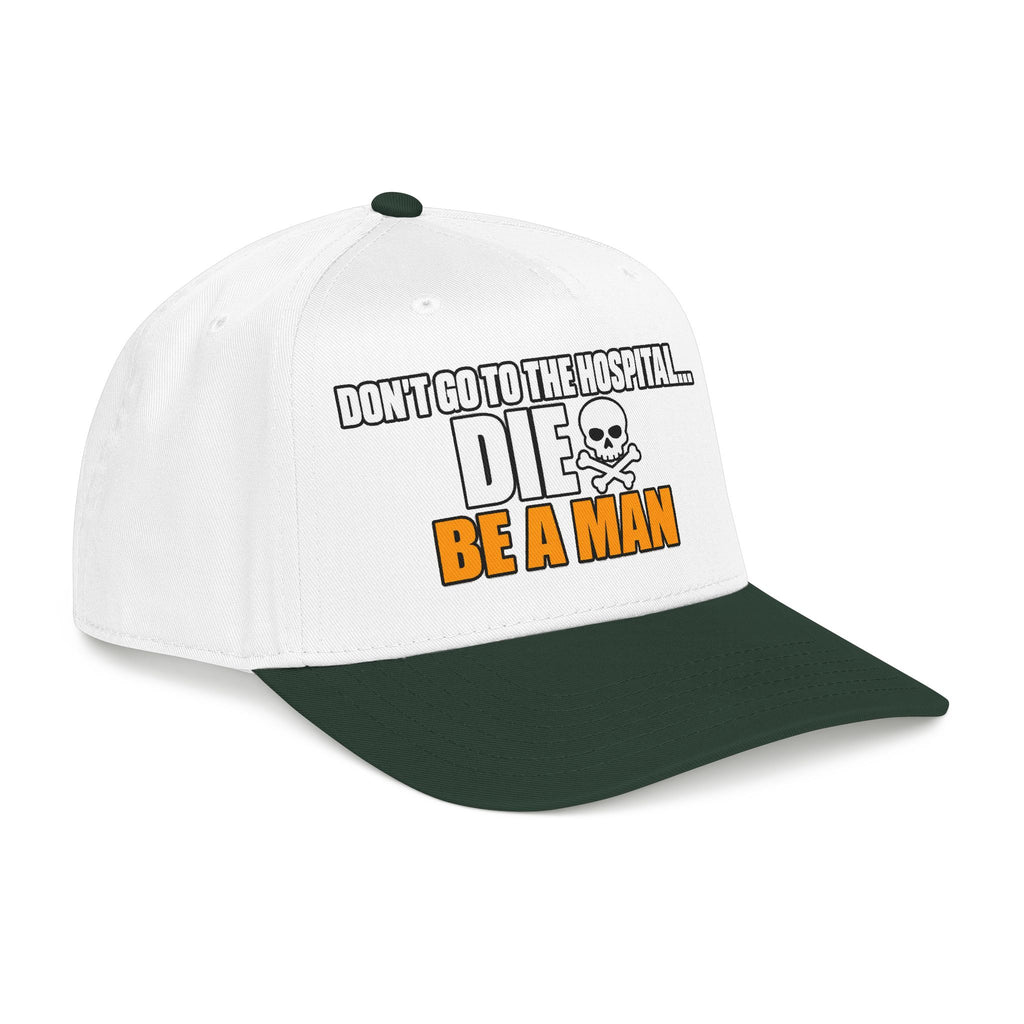 Dont Go to the Hospital - White Outlined - OTTO Baseball Hat