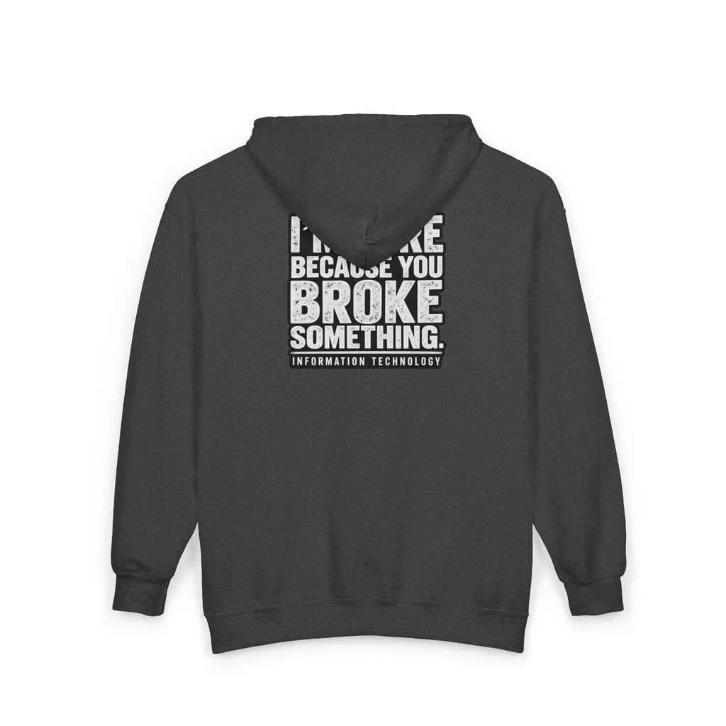 Broke Something - Full-Zip Hooded Sweatshirt