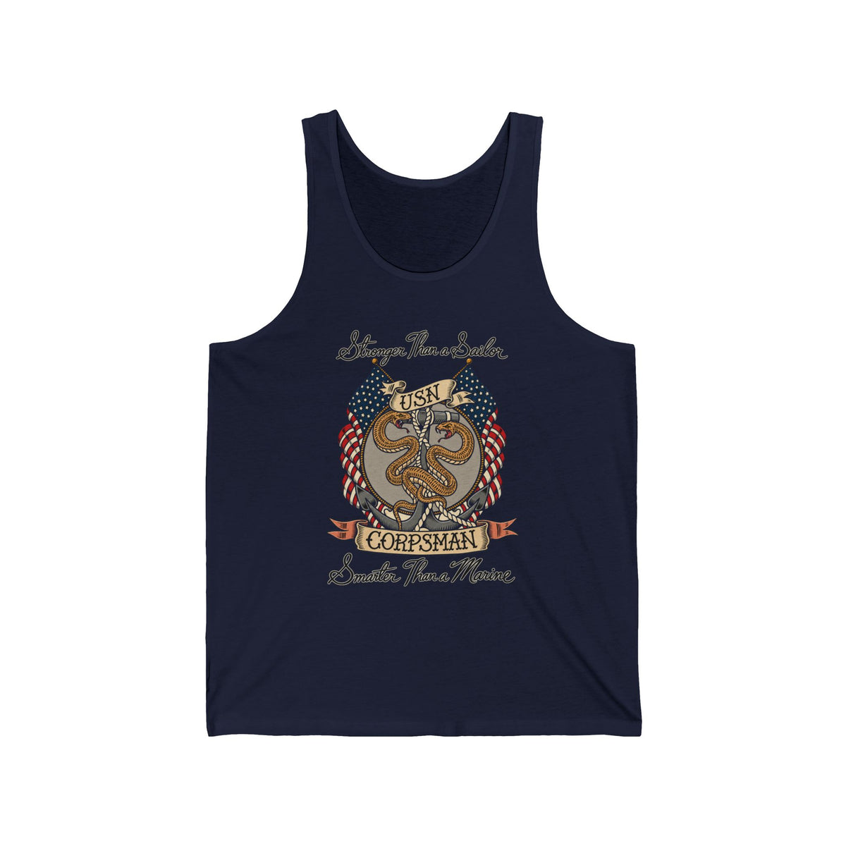Corpsman Pride Crest - Athletic Tank