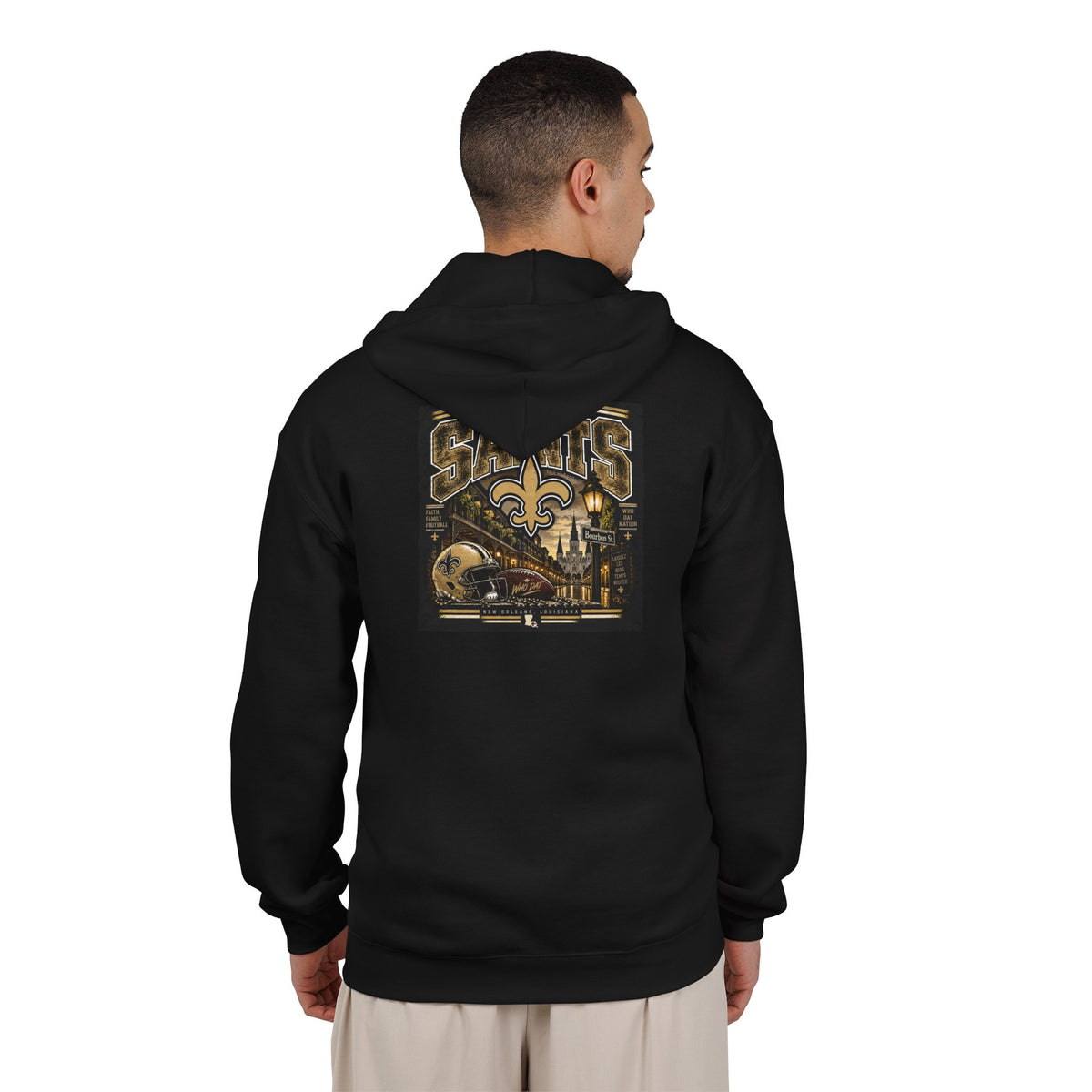 New Orleans Saints - Full-Zip Hooded Sweatshirt