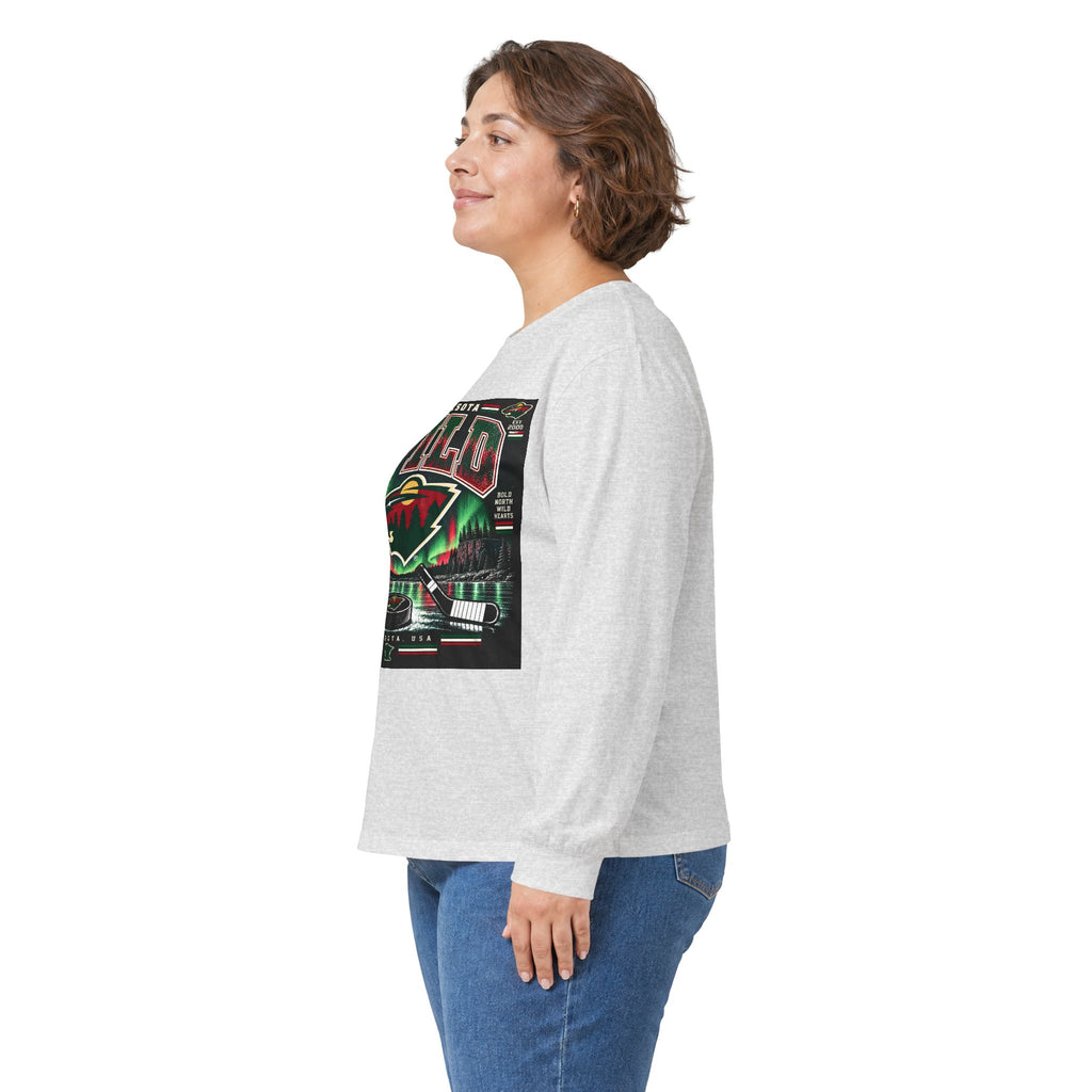 Wild North Hockey Tee - Unisex Ultra Cotton Long Sleeve Tee