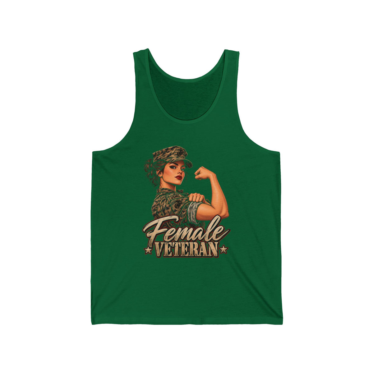 Female Veteran Pride - Athletic Tank