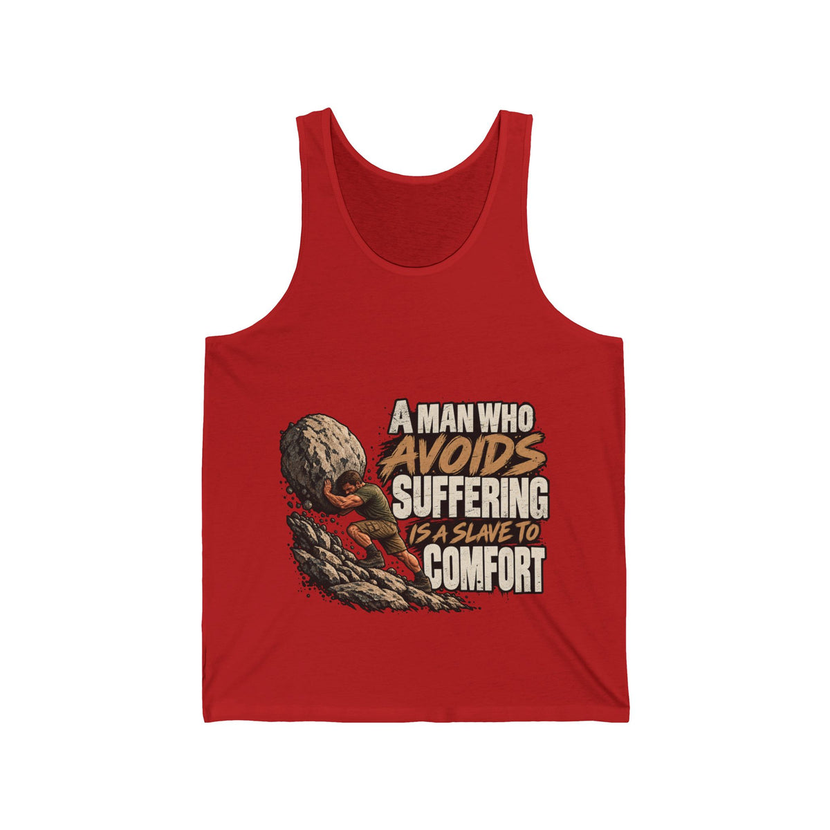 A Man Who Avoids Suffering - Athletic Tank