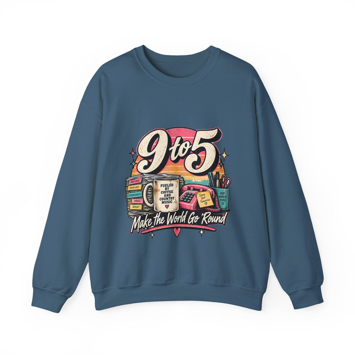 9to5 Make the World Go Round - Crewneck Sweatshirt