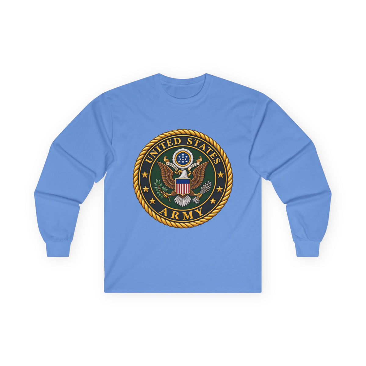 U.S. Army Emblem - Unisex Ultra Cotton Long Sleeve Tee