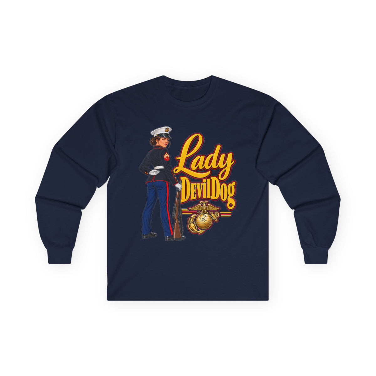 Lady Devil Dog - Unisex Ultra Cotton Long Sleeve Tee