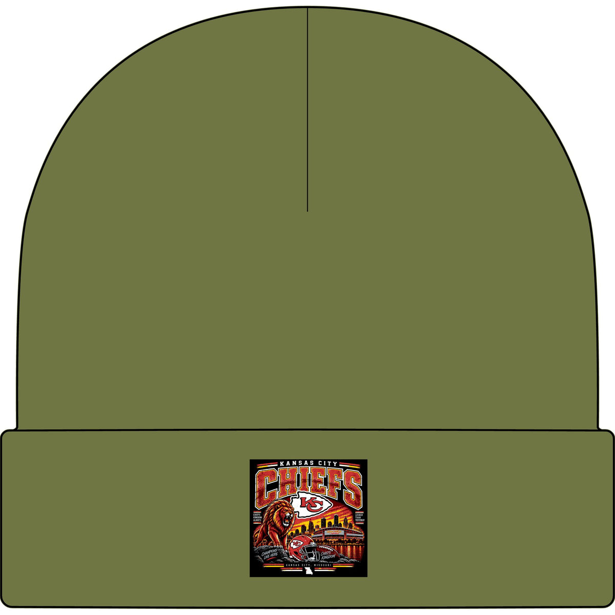 Chiefs Kingdom Roar - AS Colour 1107 Cuff Beanie