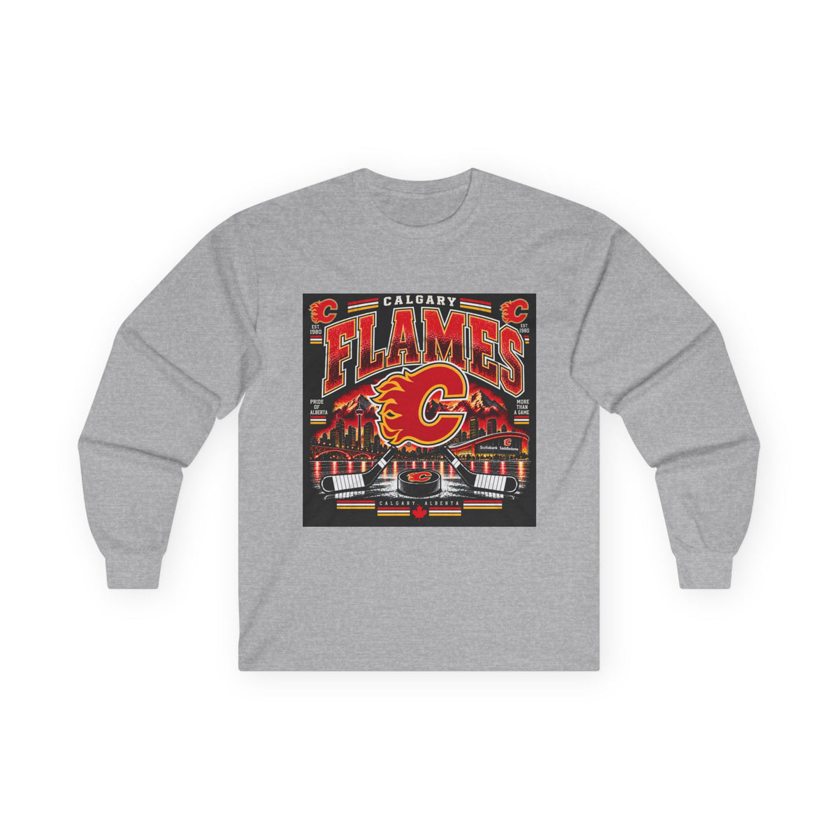 Calgary Flames Pride - Unisex Ultra Cotton Long Sleeve Tee