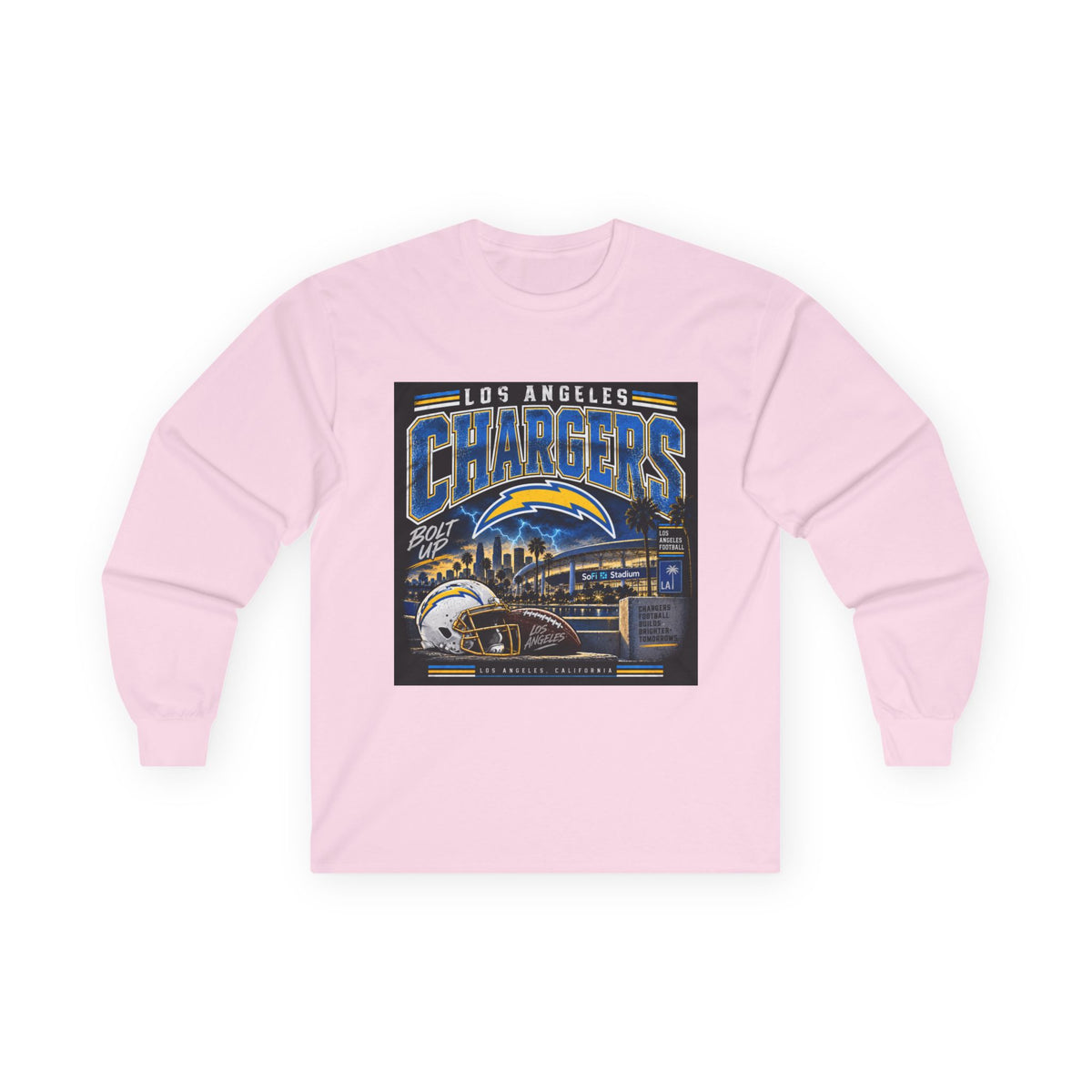 Los Angeles Chargers Bolt Up - Unisex Ultra Cotton Long Sleeve Tee