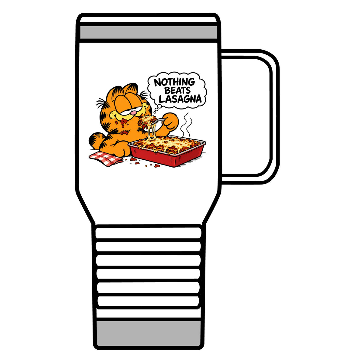 Nothing Beats Lasagna - 20oz Insulated Mug