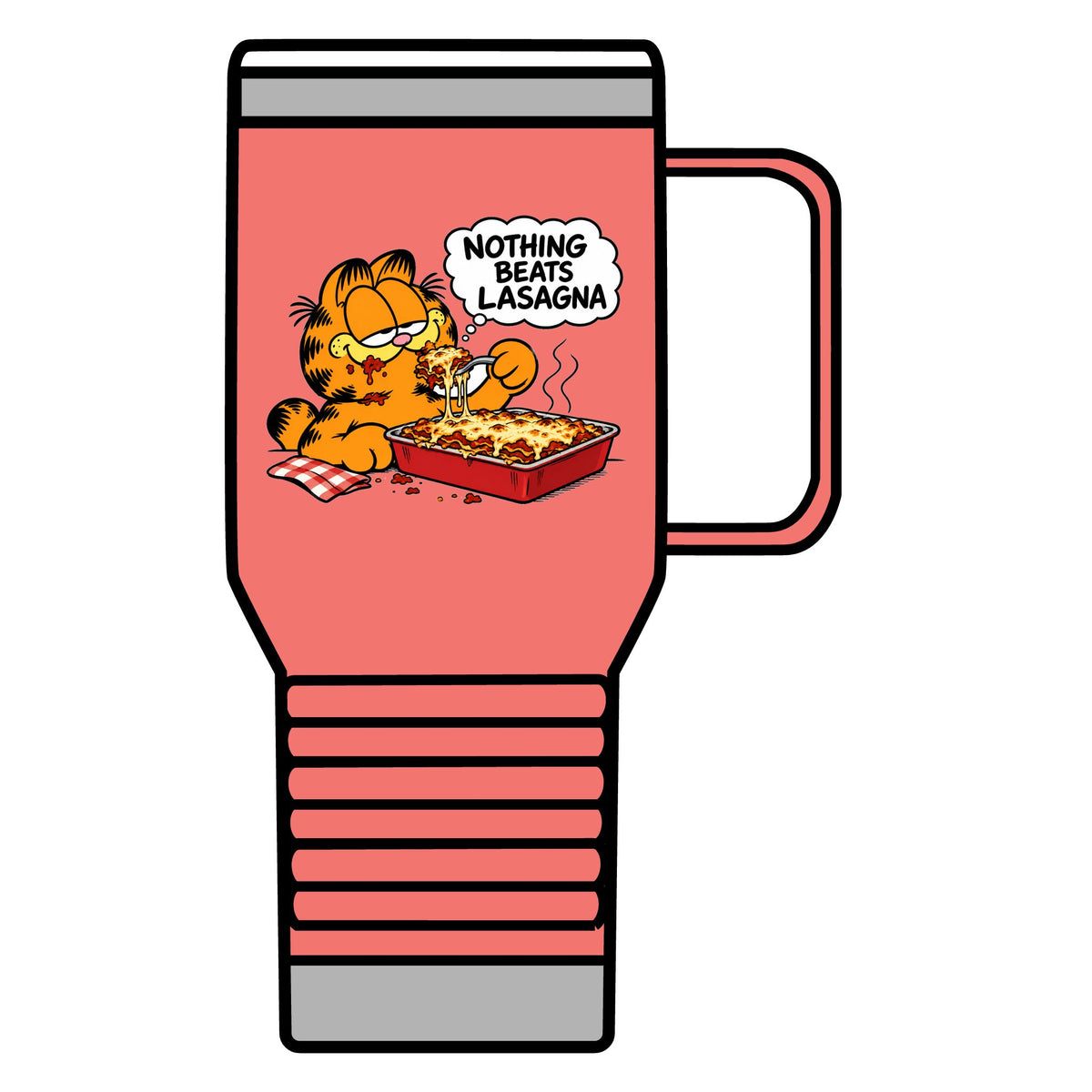 Nothing Beats Lasagna - 20oz Insulated Mug
