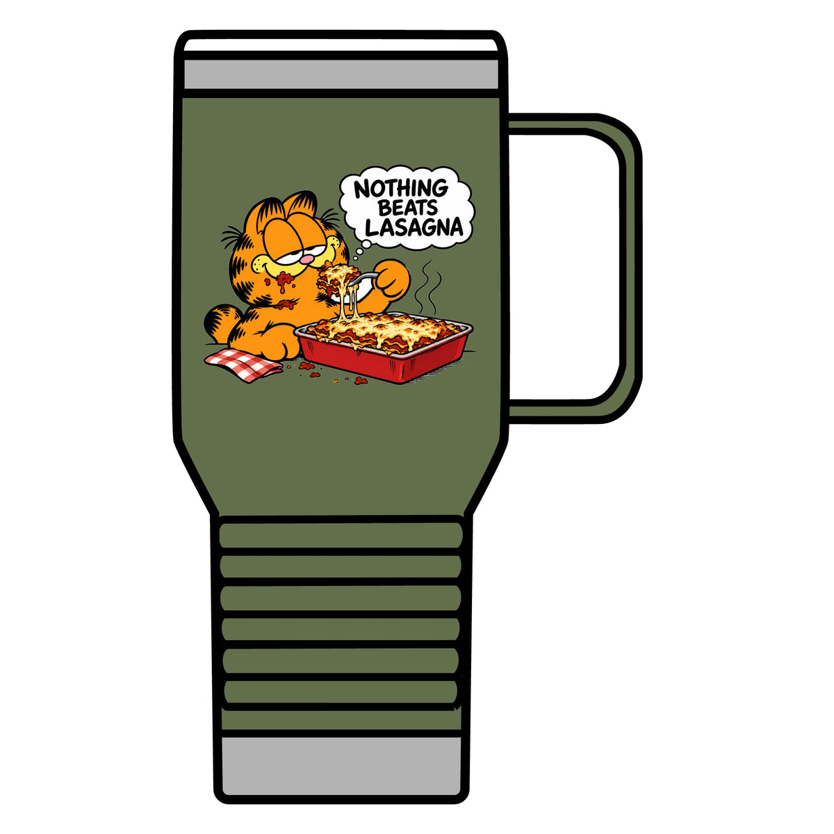 Nothing Beats Lasagna - 20oz Insulated Mug