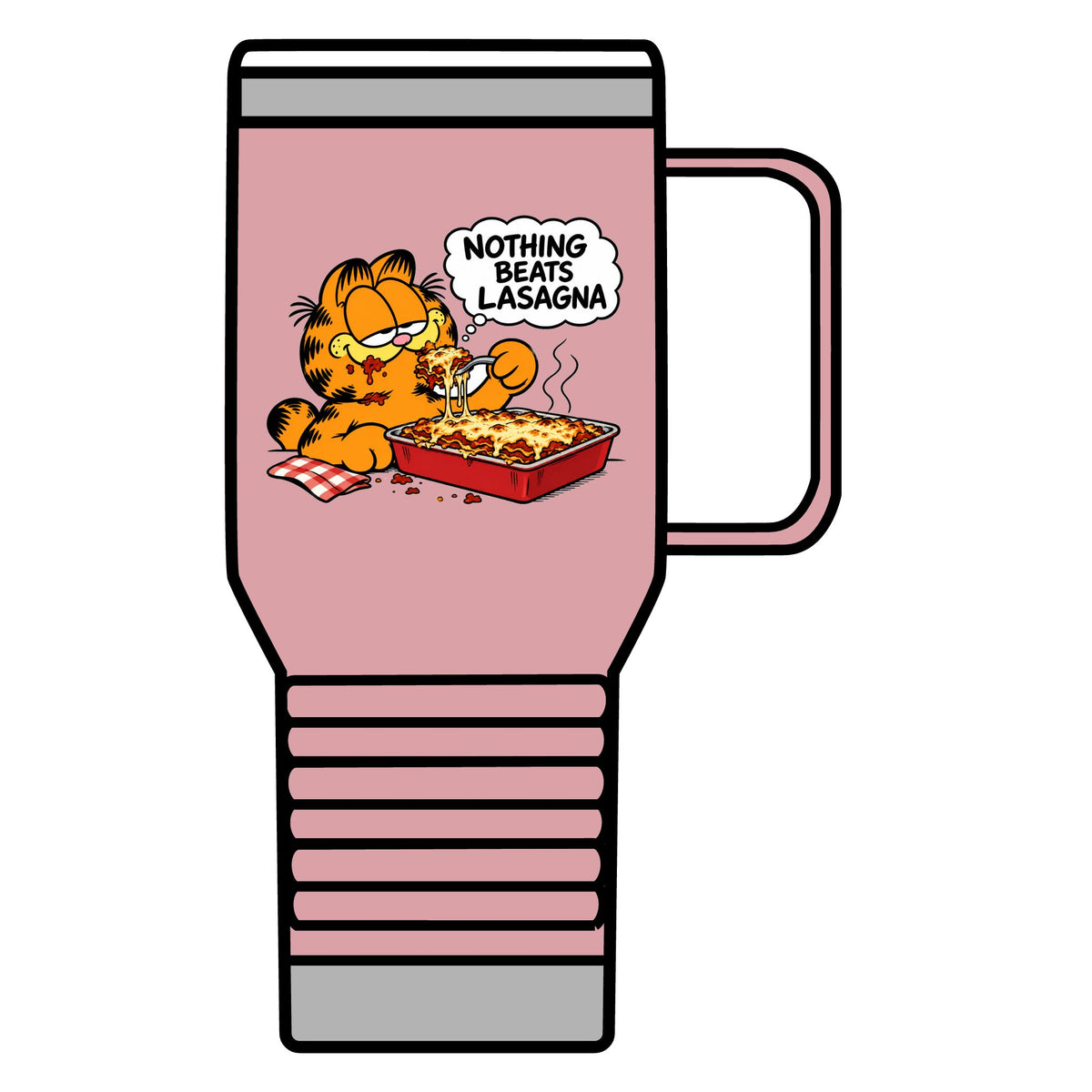 Nothing Beats Lasagna - 20oz Insulated Mug