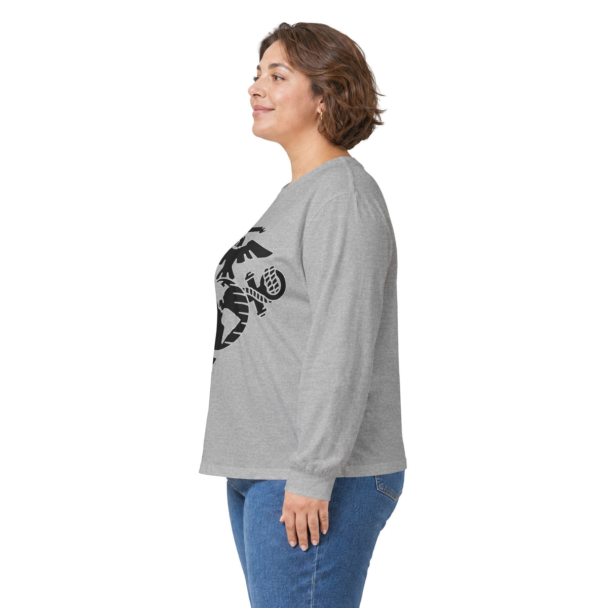 Eagle, Globe & Anchor Emblem - Unisex Ultra Cotton Long Sleeve Tee