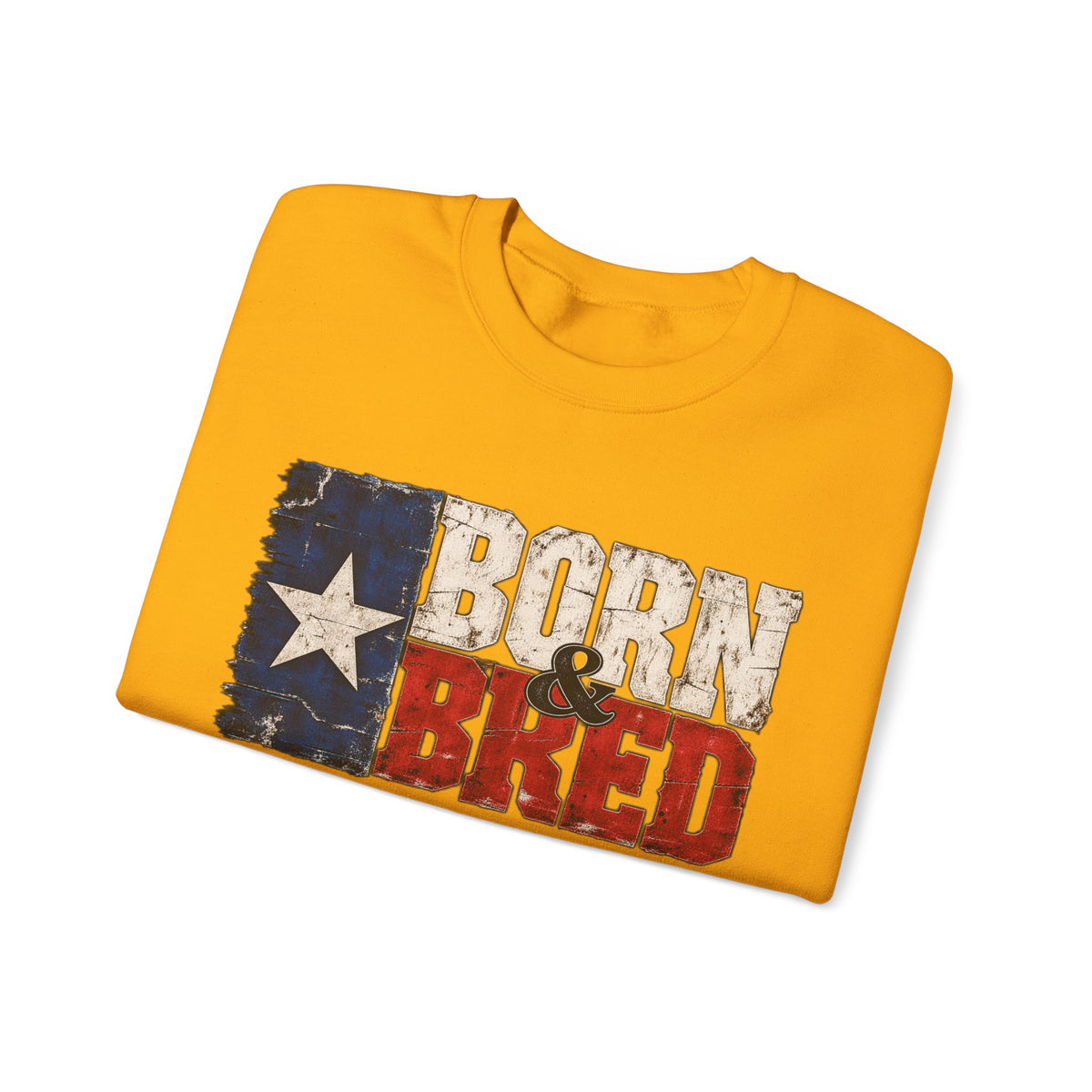 Texas Born and Bred - Crewneck Sweatshirt
