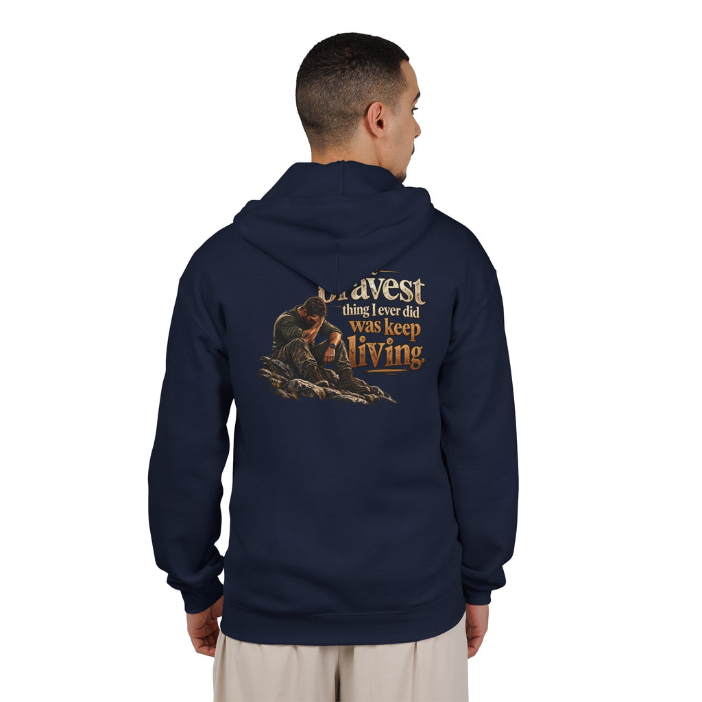 The Bravest Thing I Ever Did Was Keep Living - Full-Zip Hooded Sweatshirt