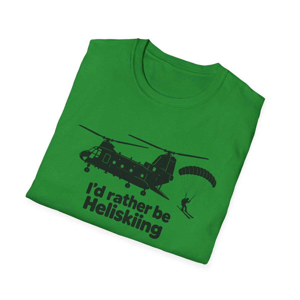 Id Rather Be Heliskiing - Classic Tee