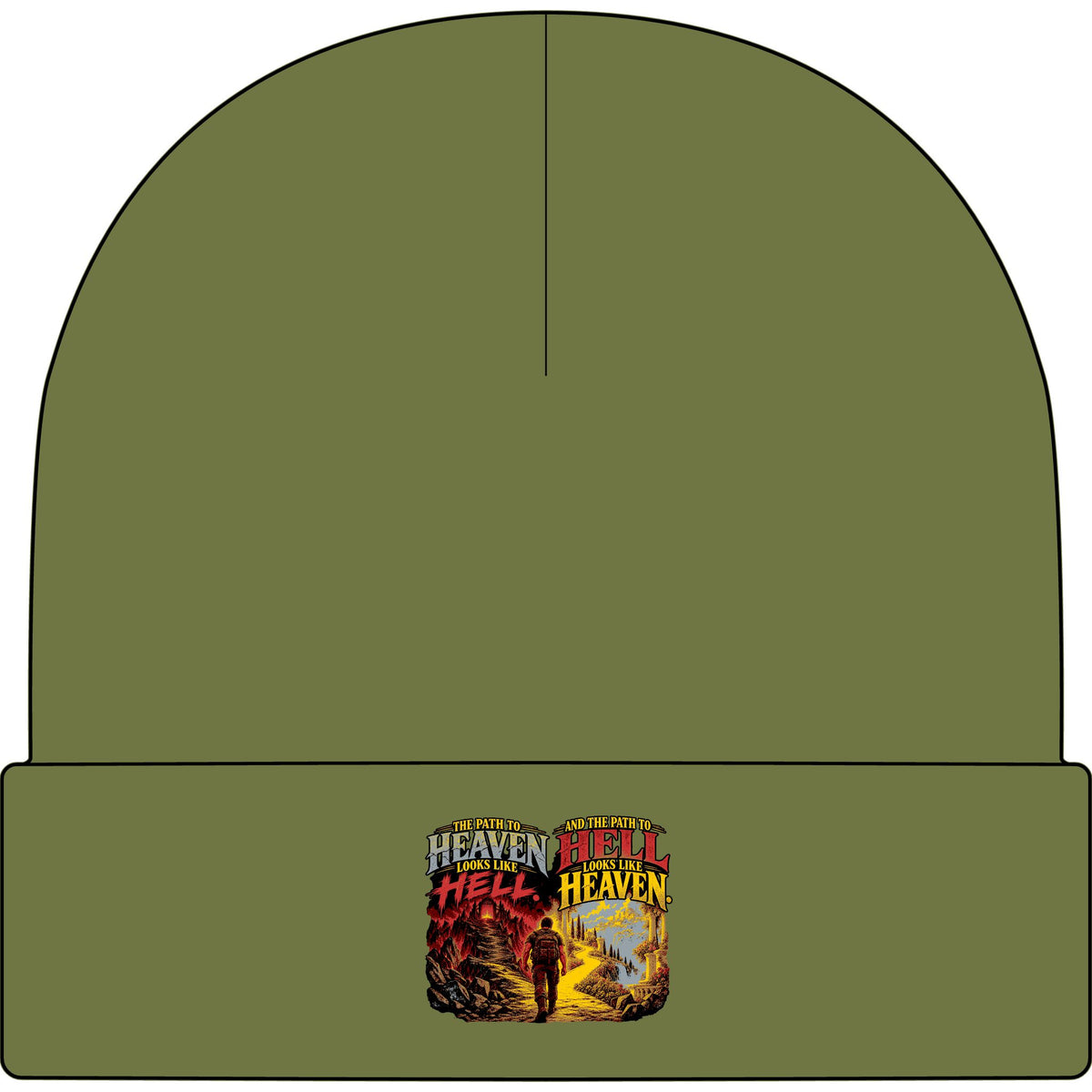 Path To Heaven Path To Hell - AS Colour 1107 Cuff Beanie