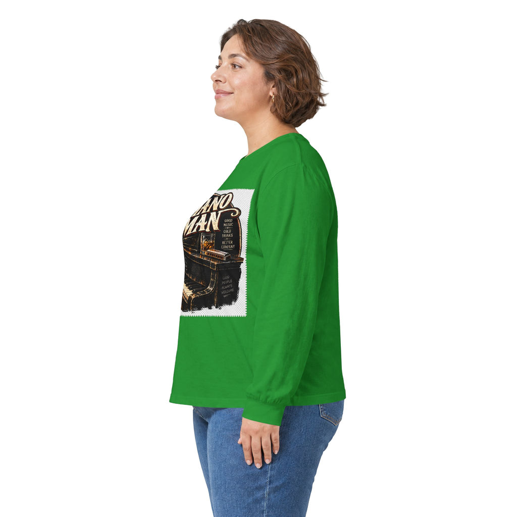 Piano Man Retro Bar - Unisex Ultra Cotton Long Sleeve Tee