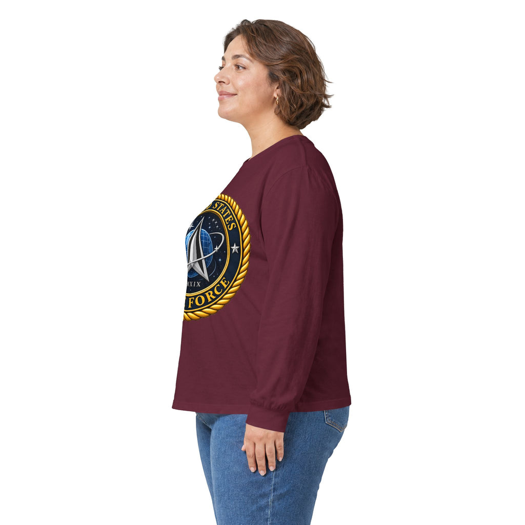 U.S. Space Force Emblem - Unisex Ultra Cotton Long Sleeve Tee