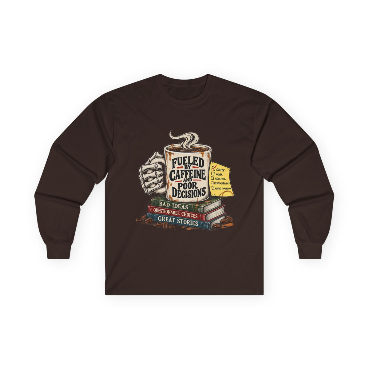 Fueled by Caffeine - Unisex Ultra Cotton Long Sleeve Tee
