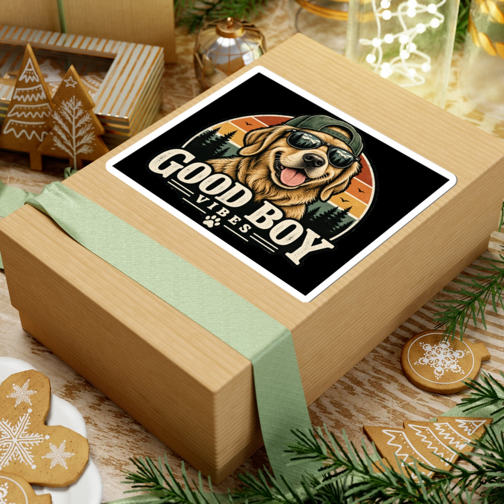 Good Boy Vibes - Kiss-Cut Sticker