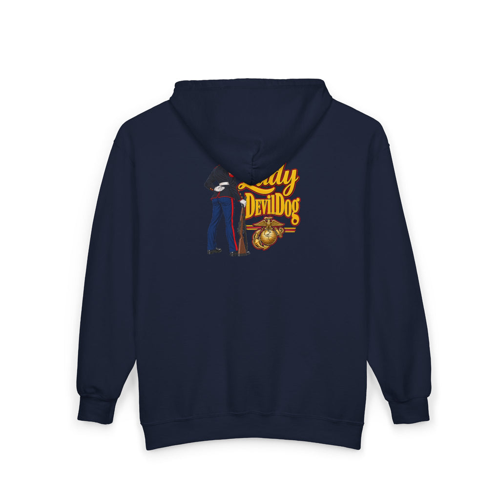 Lady Devil Dog - Full-Zip Hooded Sweatshirt