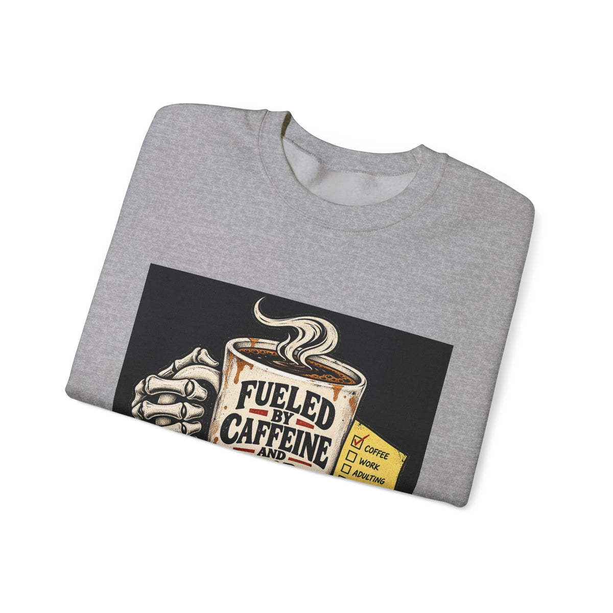 Fueled by Caffeine - Crewneck Sweatshirt