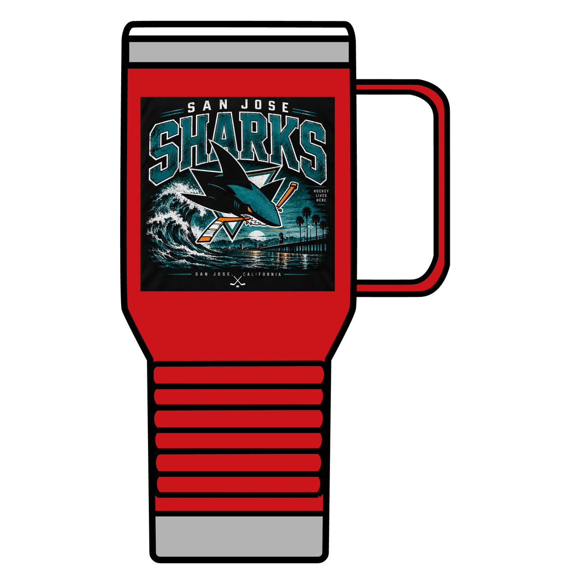 Sharks Wave Hockey Tee - 20oz Insulated Mug