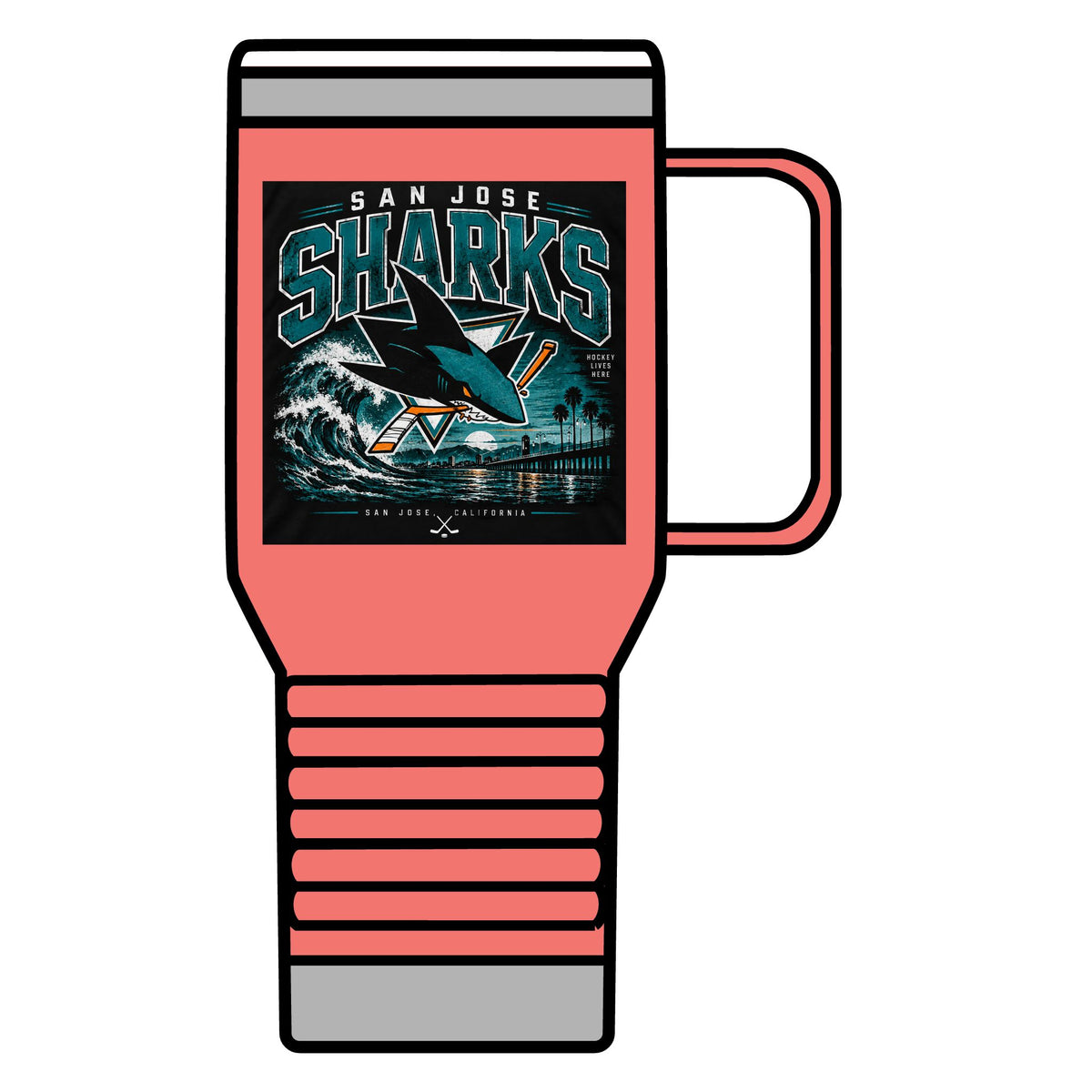 Sharks Wave Hockey Tee - 20oz Insulated Mug