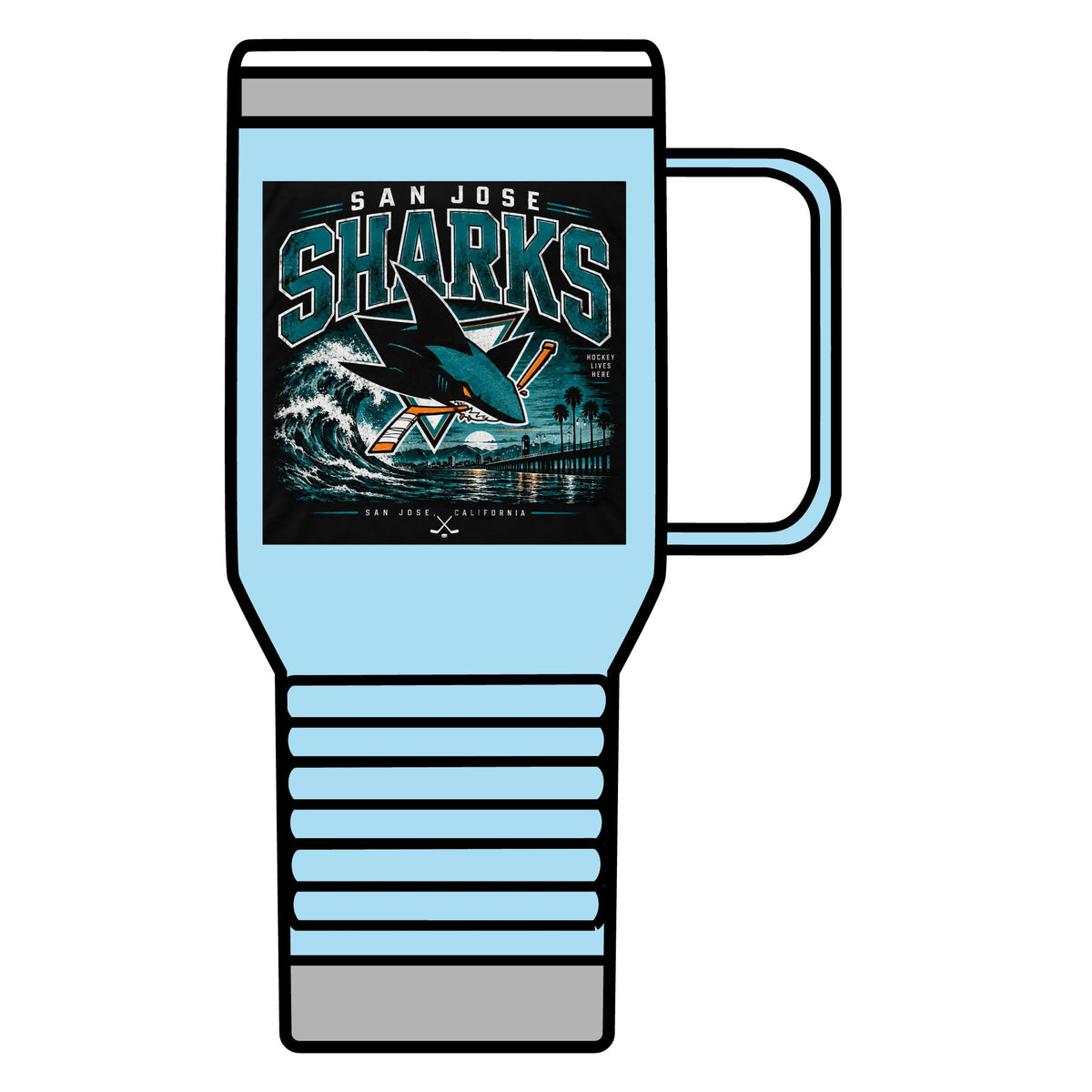 Sharks Wave Hockey Tee - 20oz Insulated Mug