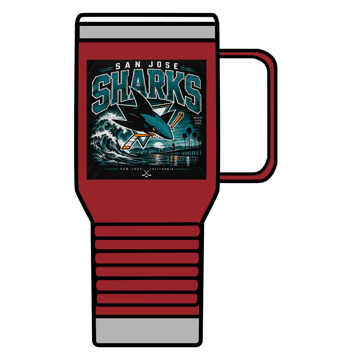 Sharks Wave Hockey Tee - 20oz Insulated Mug