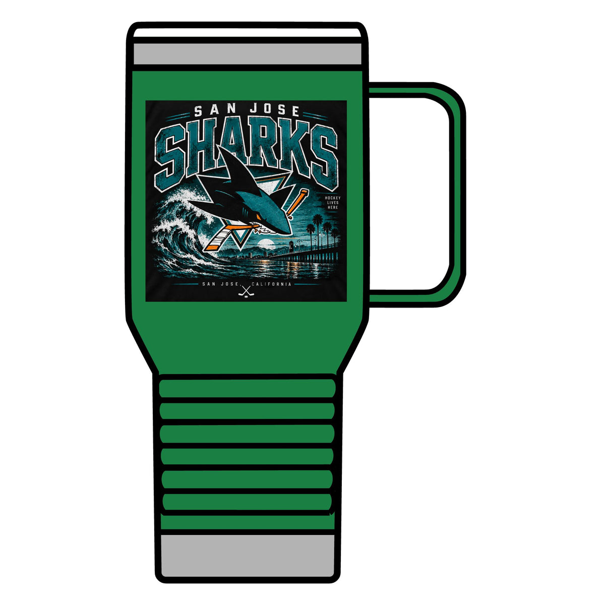 Sharks Wave Hockey Tee - 20oz Insulated Mug