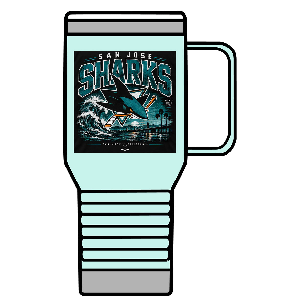 Sharks Wave Hockey Tee - 20oz Insulated Mug
