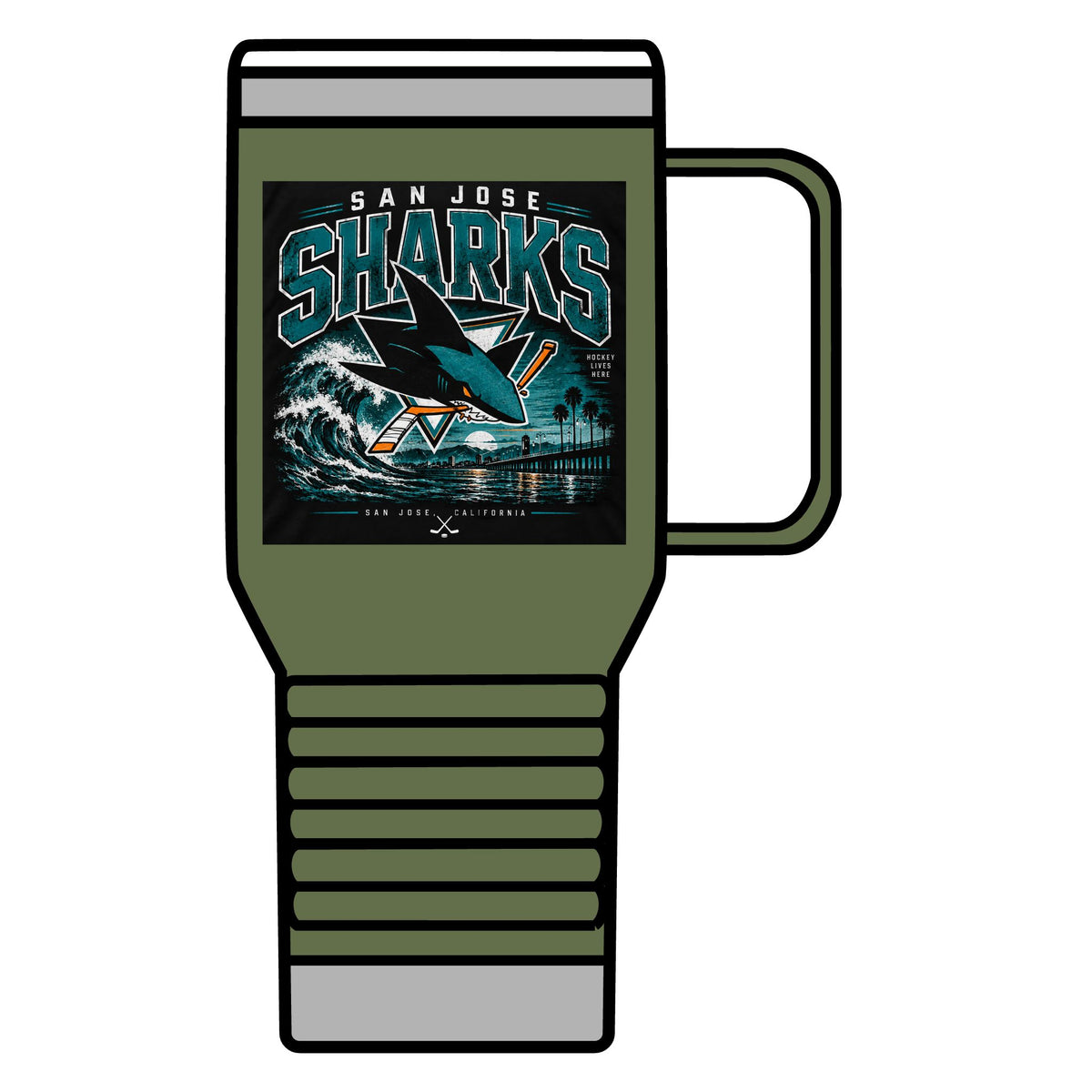 Sharks Wave Hockey Tee - 20oz Insulated Mug