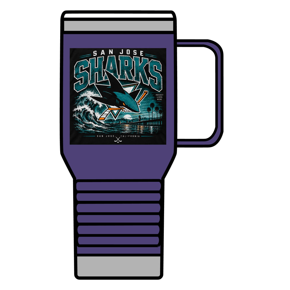 Sharks Wave Hockey Tee - 20oz Insulated Mug