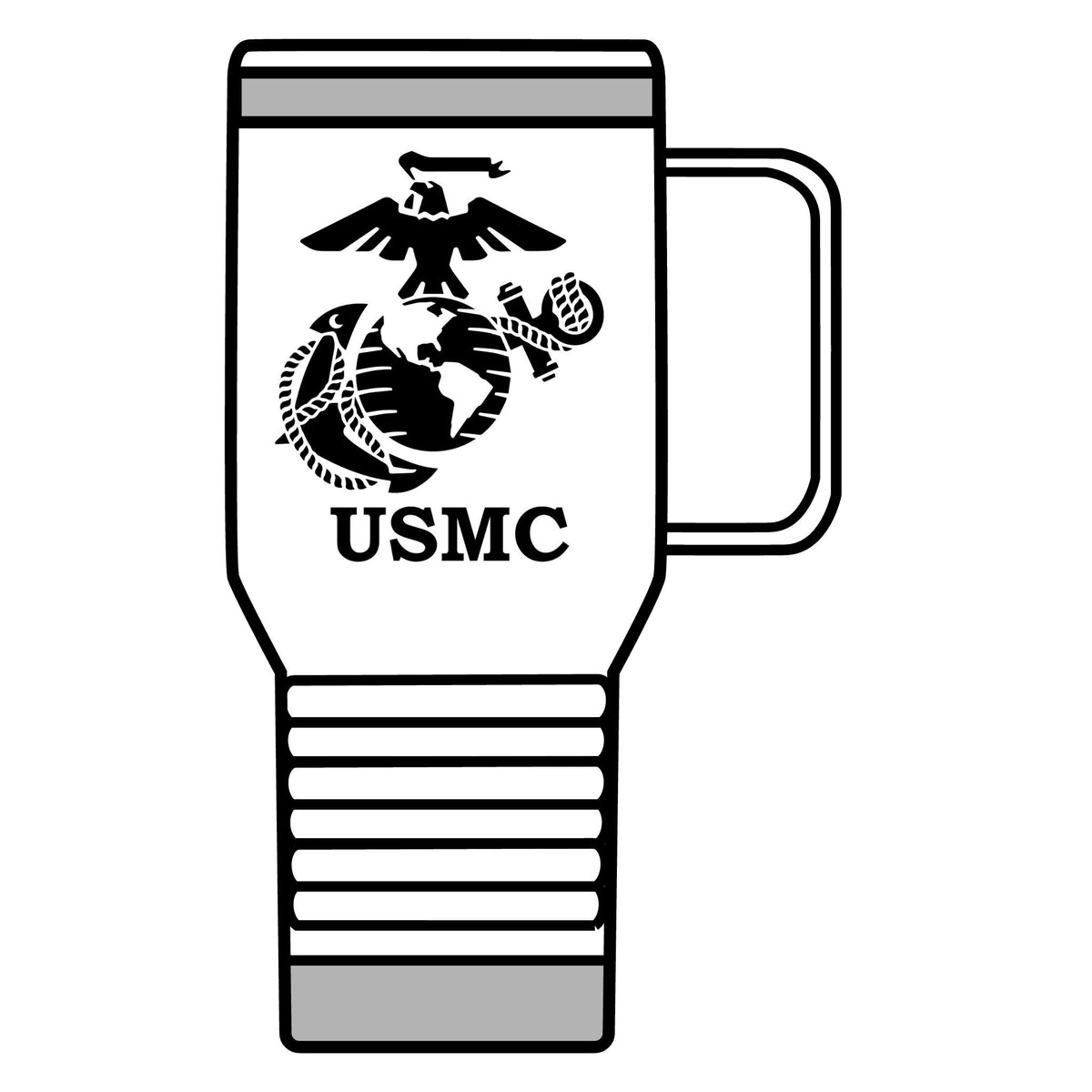 Semper Fi Emblem - 20oz Insulated Mug