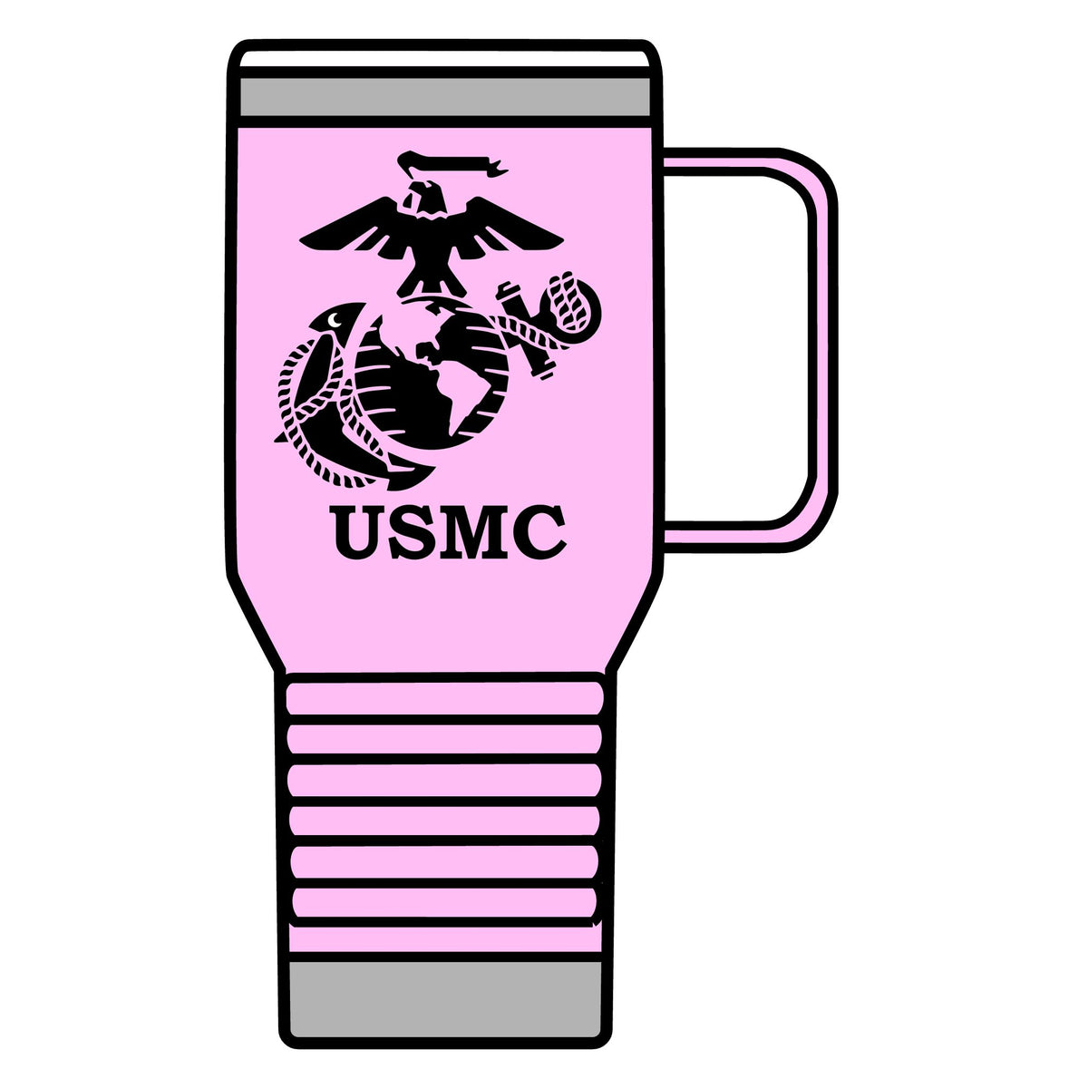 Semper Fi Emblem - 20oz Insulated Mug
