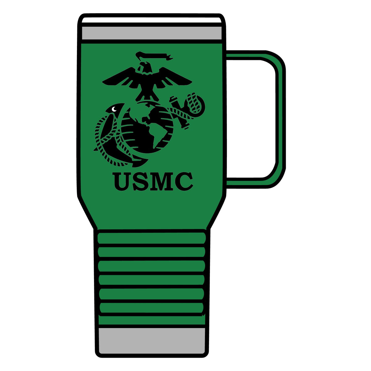 Semper Fi Emblem - 20oz Insulated Mug