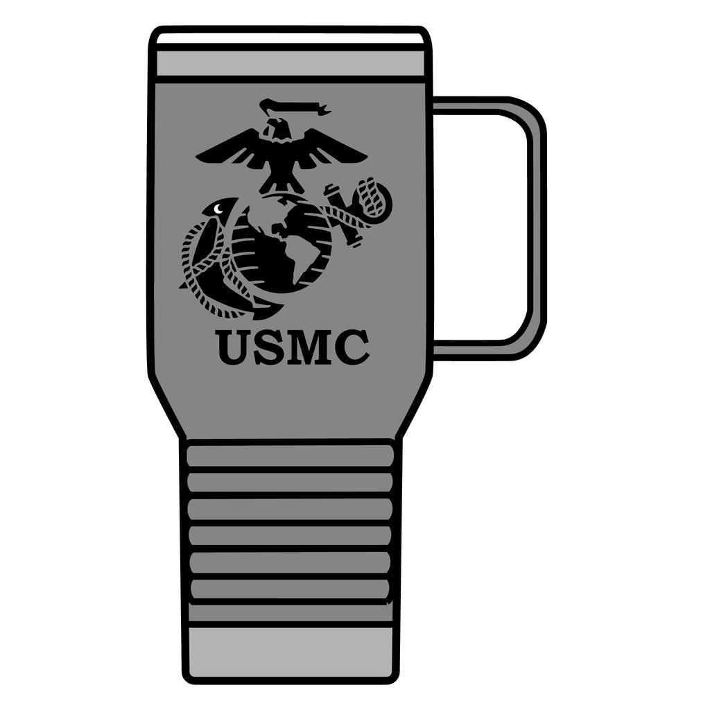 Semper Fi Emblem - 20oz Insulated Mug