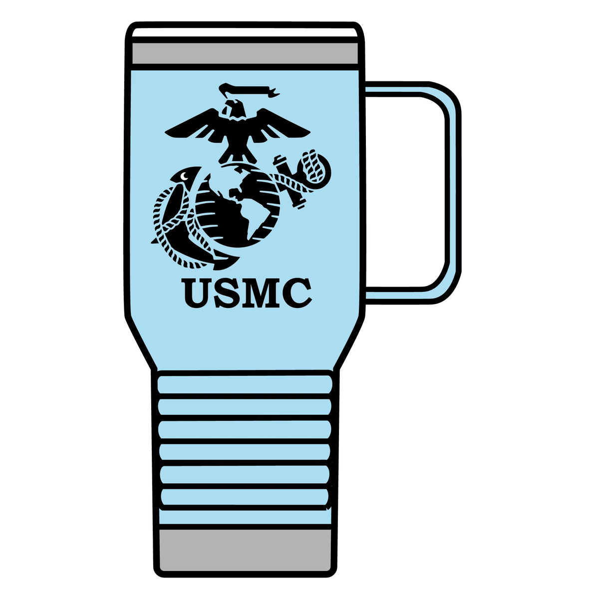 Semper Fi Emblem - 20oz Insulated Mug