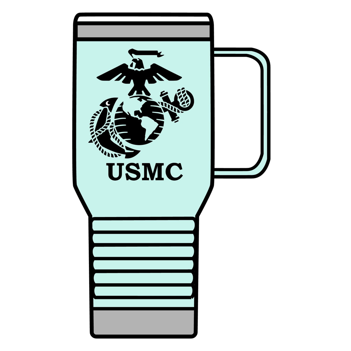 Semper Fi Emblem - 20oz Insulated Mug