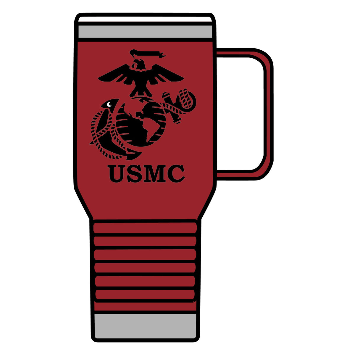 Semper Fi Emblem - 20oz Insulated Mug