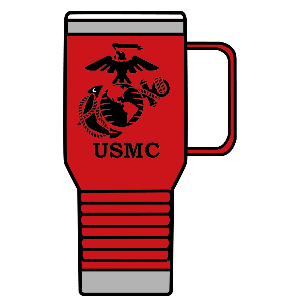 Semper Fi Emblem - 20oz Insulated Mug