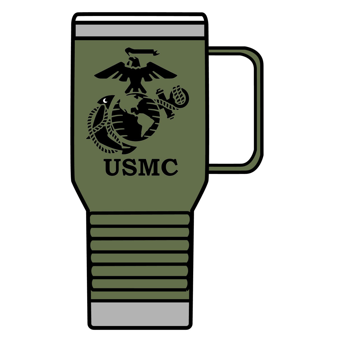 Semper Fi Emblem - 20oz Insulated Mug