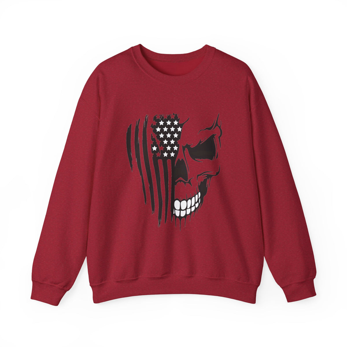 Stars, Stripes & Skulls - Crewneck Sweatshirt