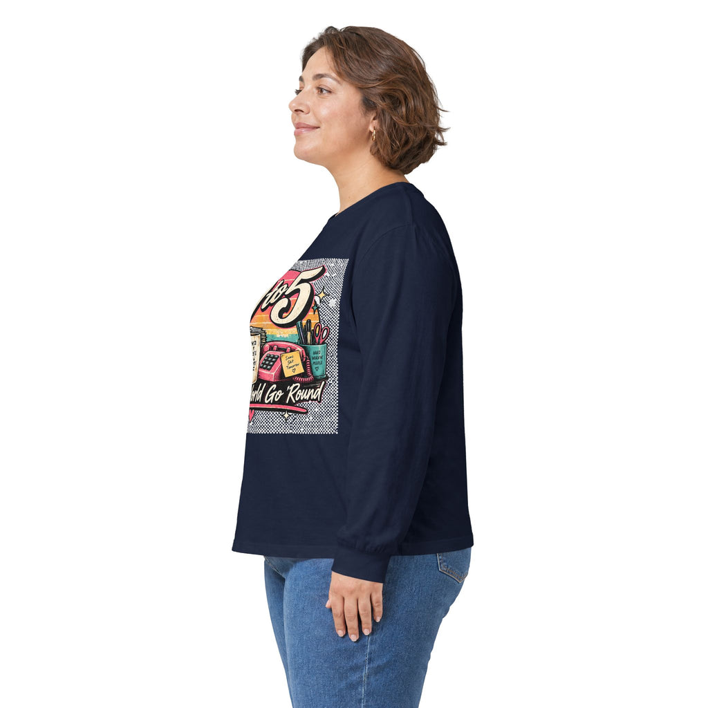 9to5 Make the World Go Round - Unisex Ultra Cotton Long Sleeve Tee